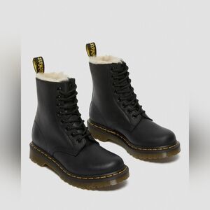 Dr. Martens 1460 Serena Faux-Fur Lined Boots (NWOB)